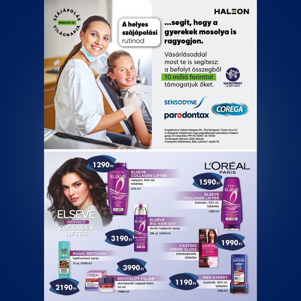 Azúr drogéria akciós újság 2026.03.04-től - 3. oldal.