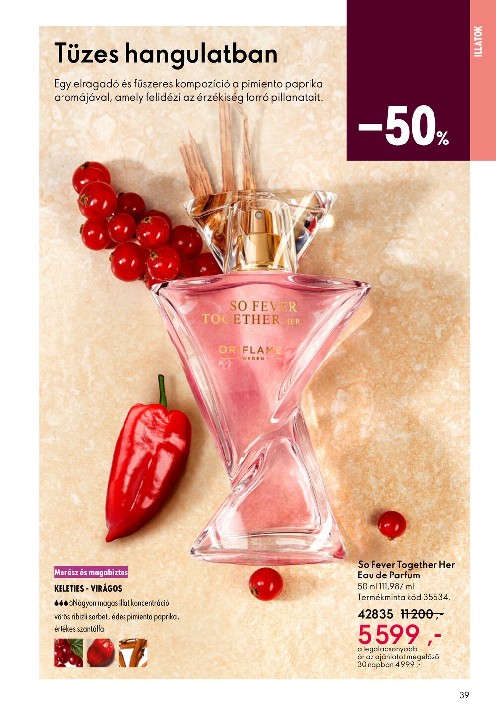Oriflame akciós újság 2026.03.04-től - 39. oldal.