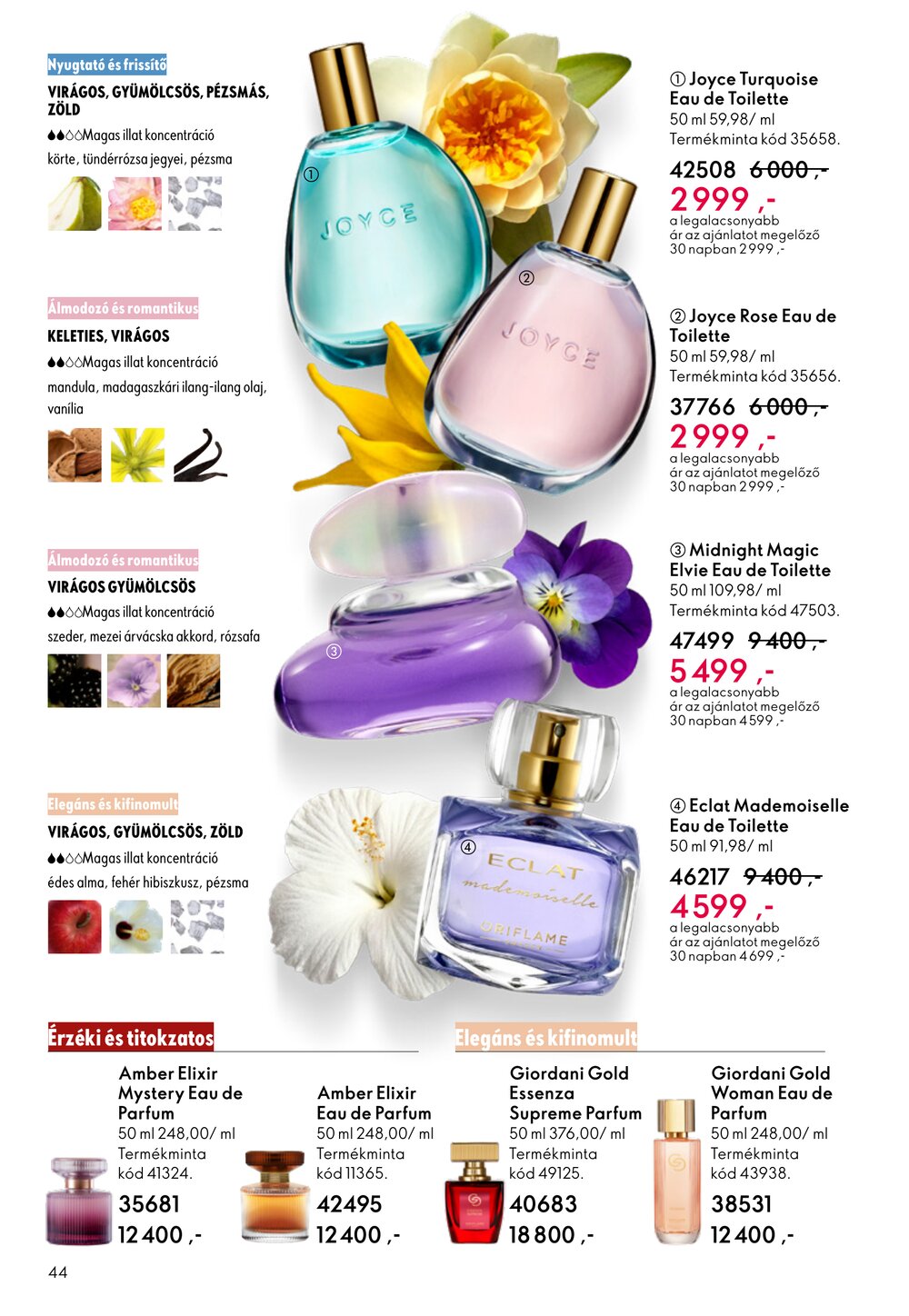 Oriflame akciós újság 2026.03.04-től - 44. oldal.