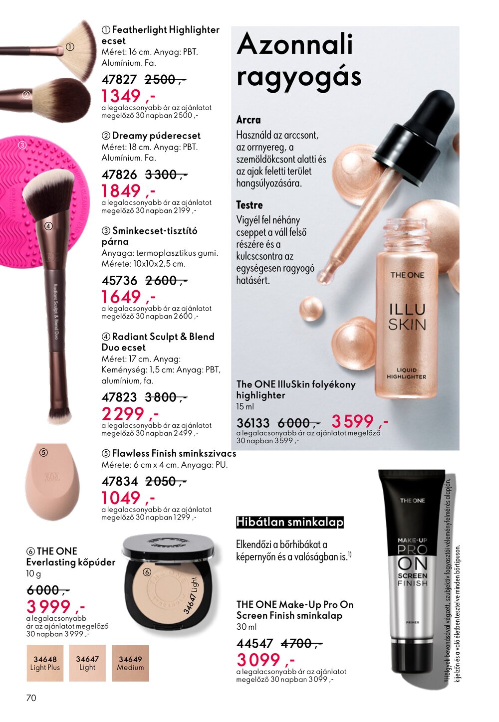 Oriflame akciós újság 2026.03.04-től - 70. oldal.
