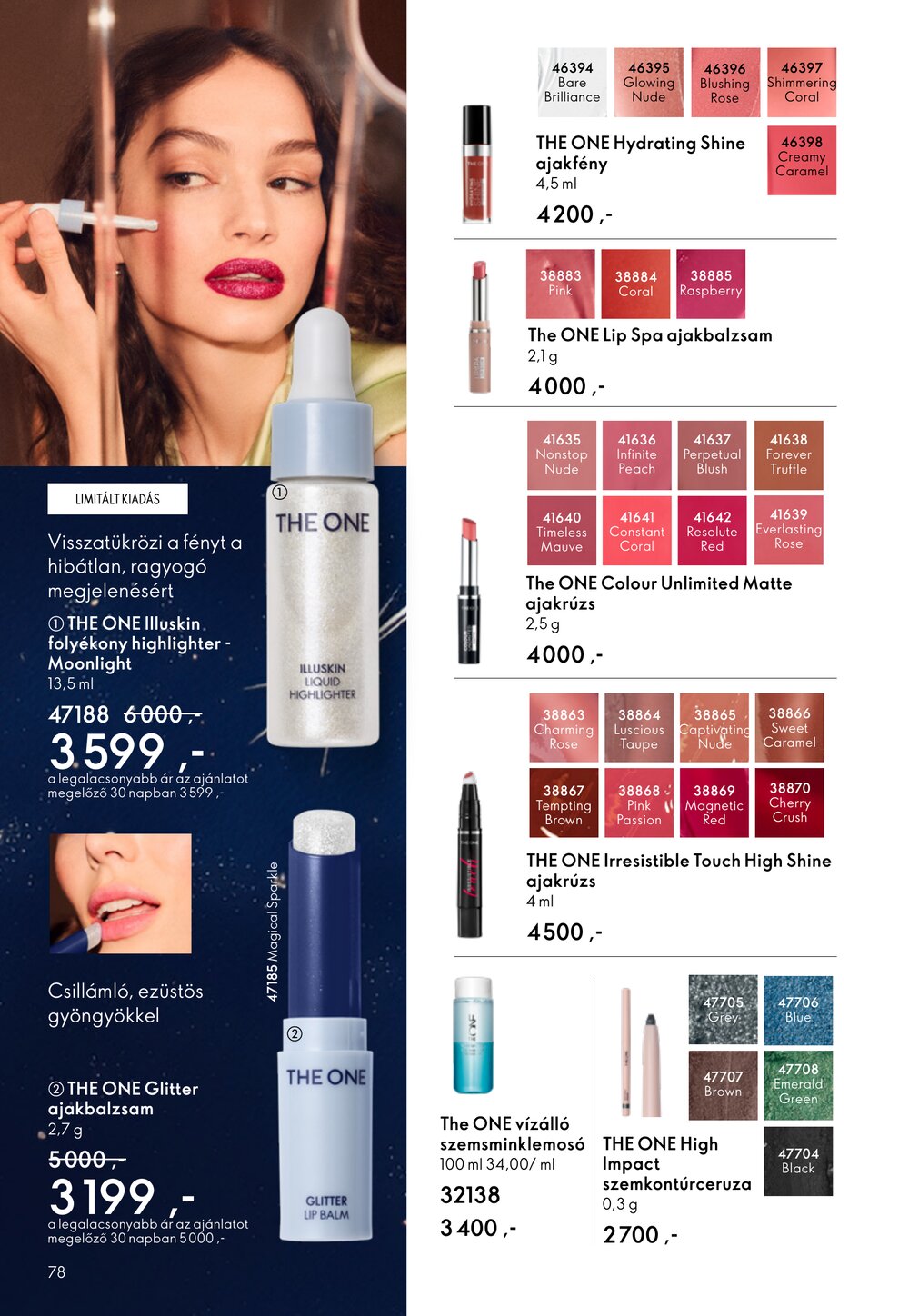 Oriflame akciós újság 2026.03.04-től - 78. oldal.