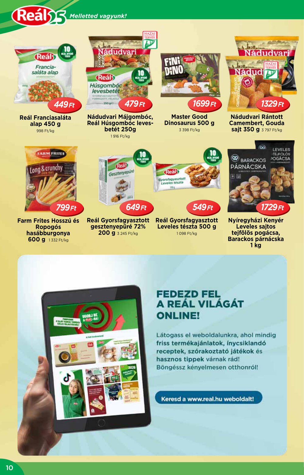 Reál akciós újság 2026.03.04-től - 10. oldal.