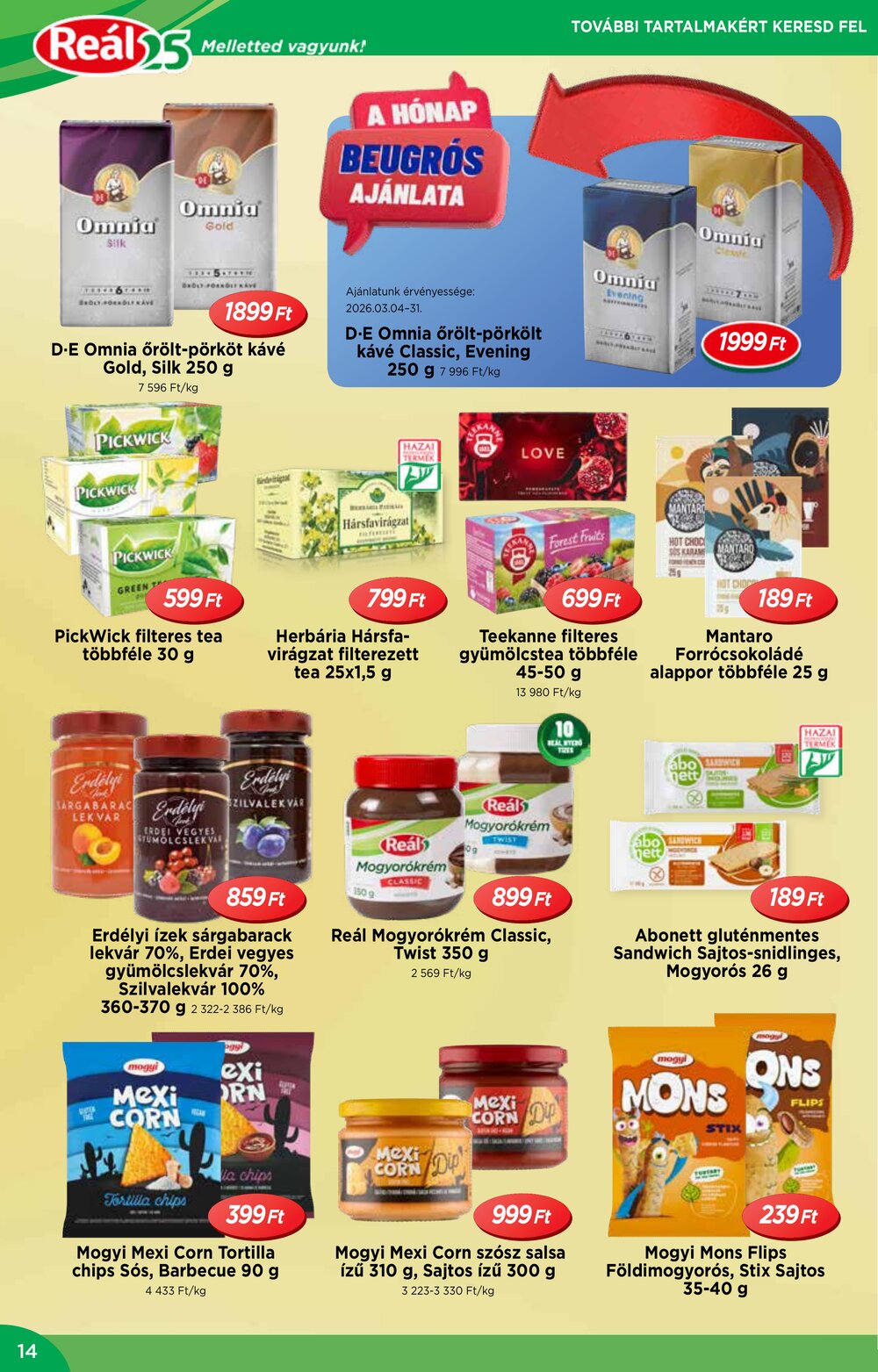 Reál akciós újság 2026.03.04-től - 14. oldal.