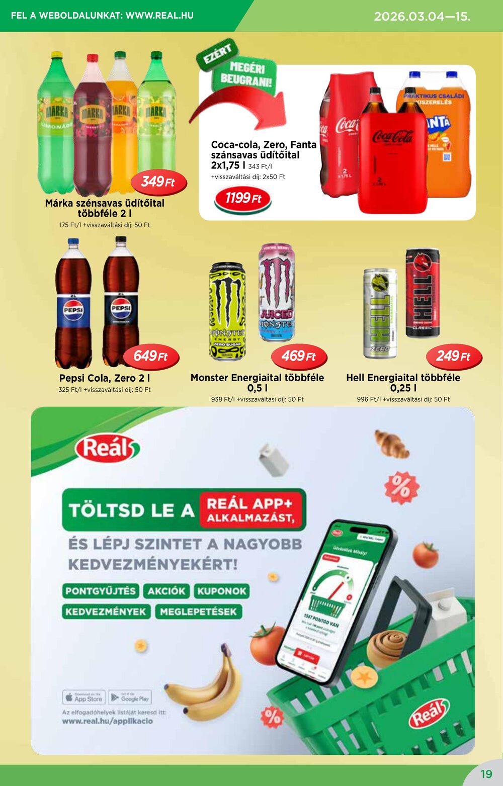 Reál akciós újság 2026.03.04-től - 19. oldal.