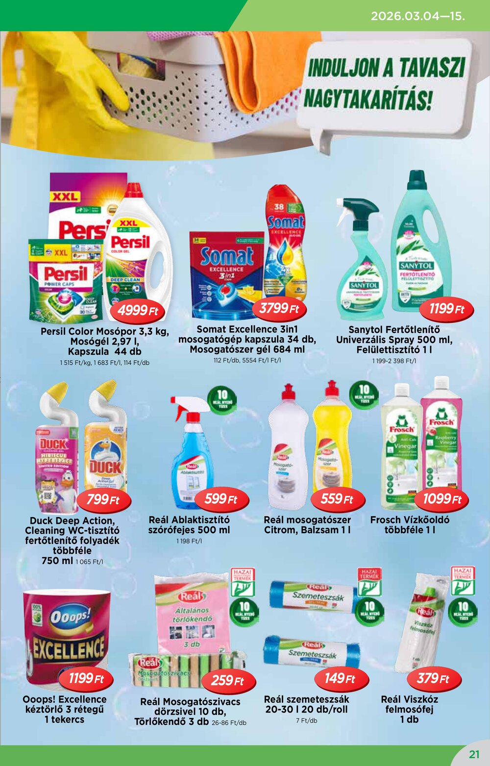 Reál akciós újság 2026.03.04-től - 21. oldal.