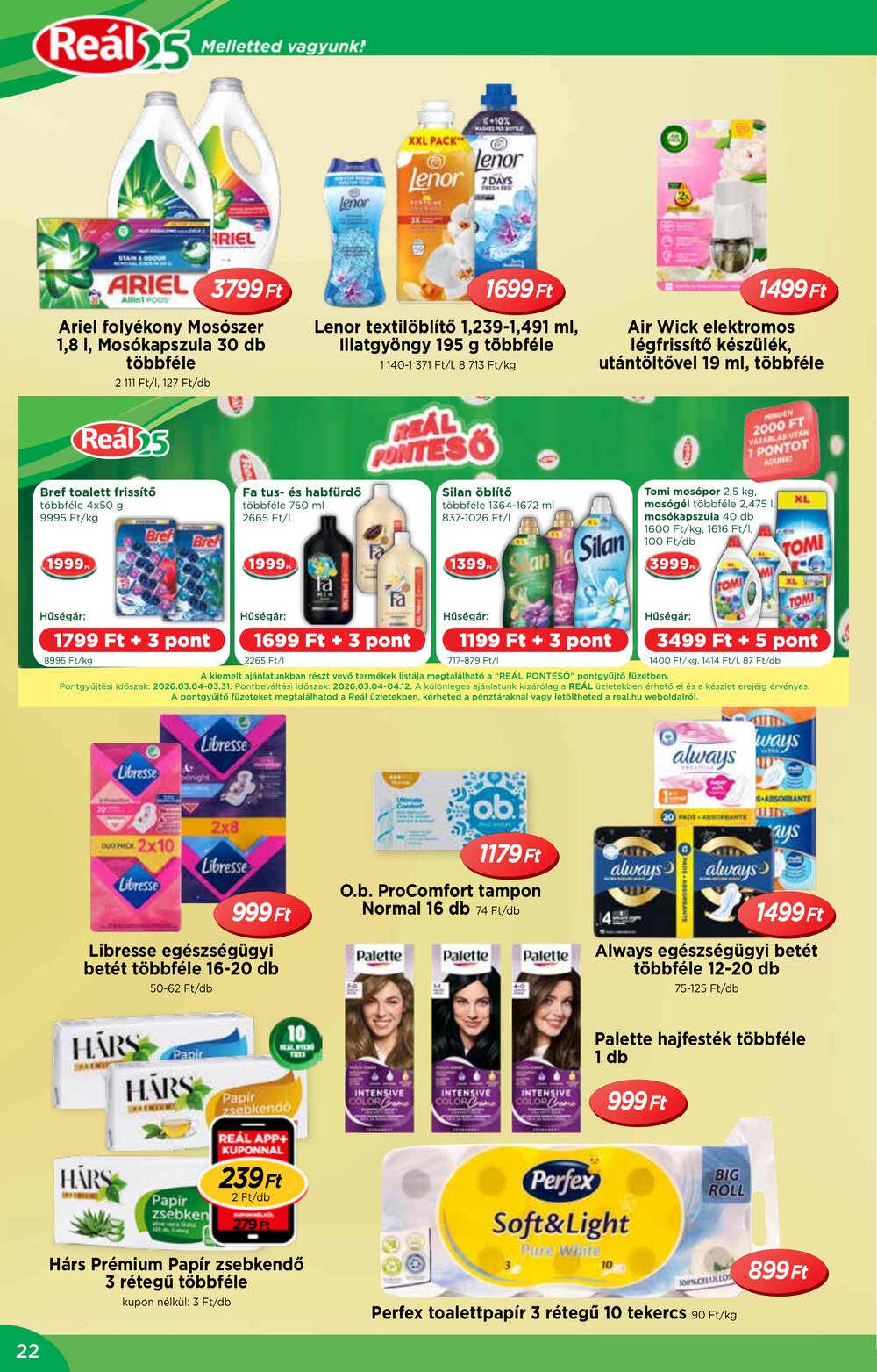 Reál akciós újság 2026.03.04-től - 22. oldal.
