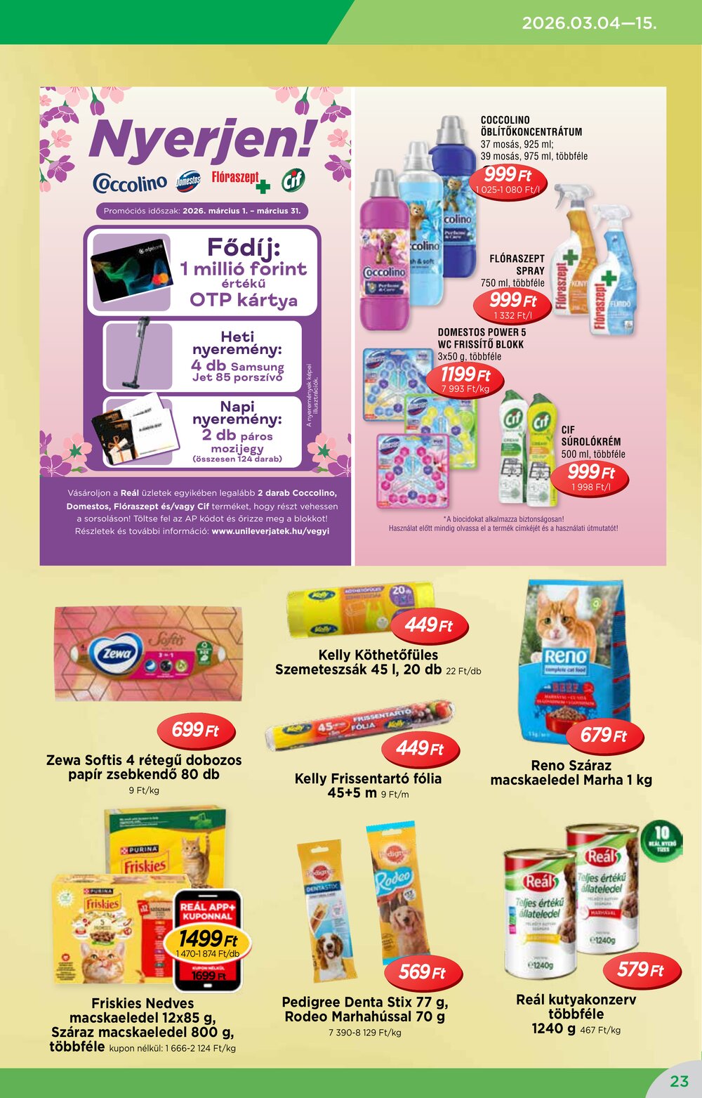 Reál akciós újság 2026.03.04-től - 23. oldal.
