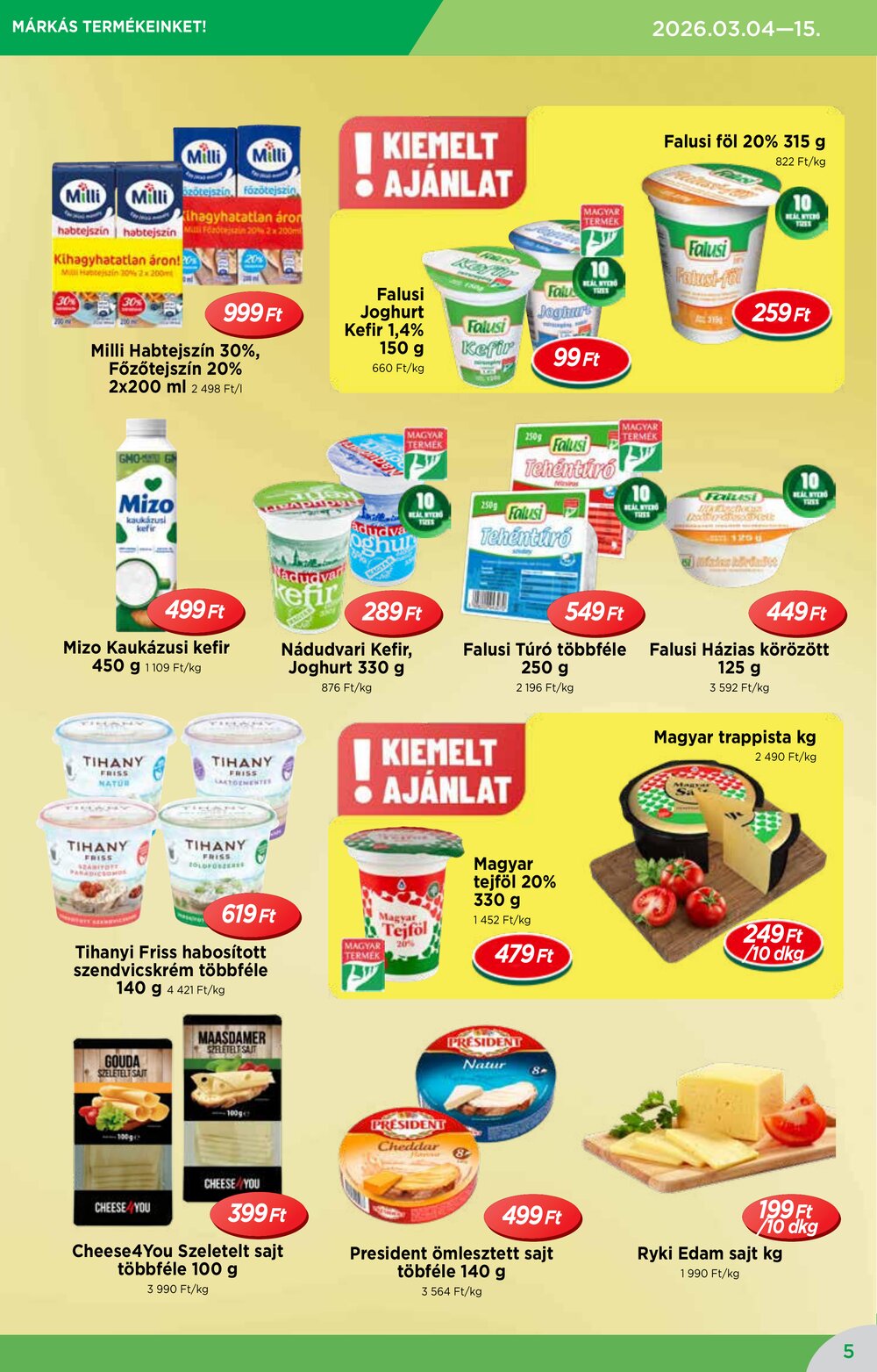Reál akciós újság 2026.03.04-től - 5. oldal.