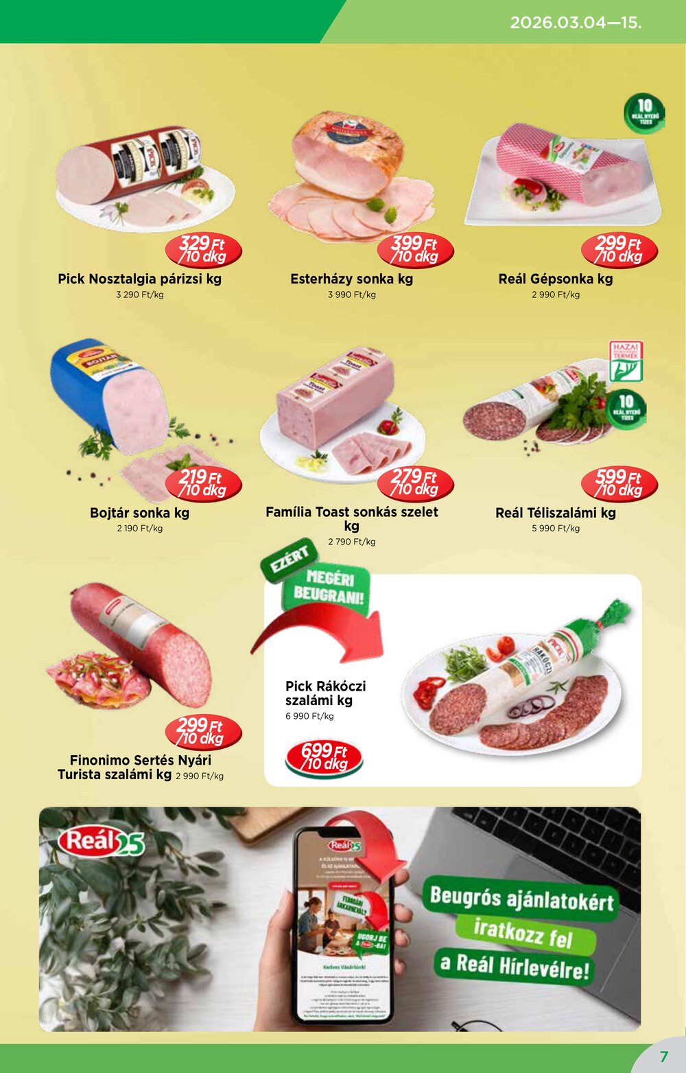 Reál akciós újság 2026.03.04-től - 7. oldal.