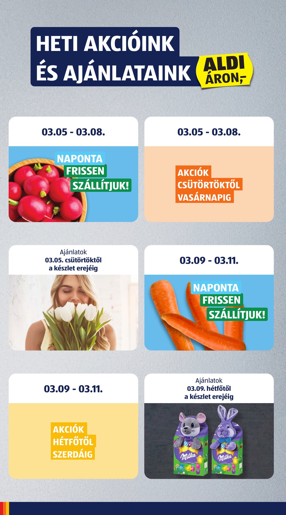 Aldi akciós újság 2026.03.05-től - 2. oldal.