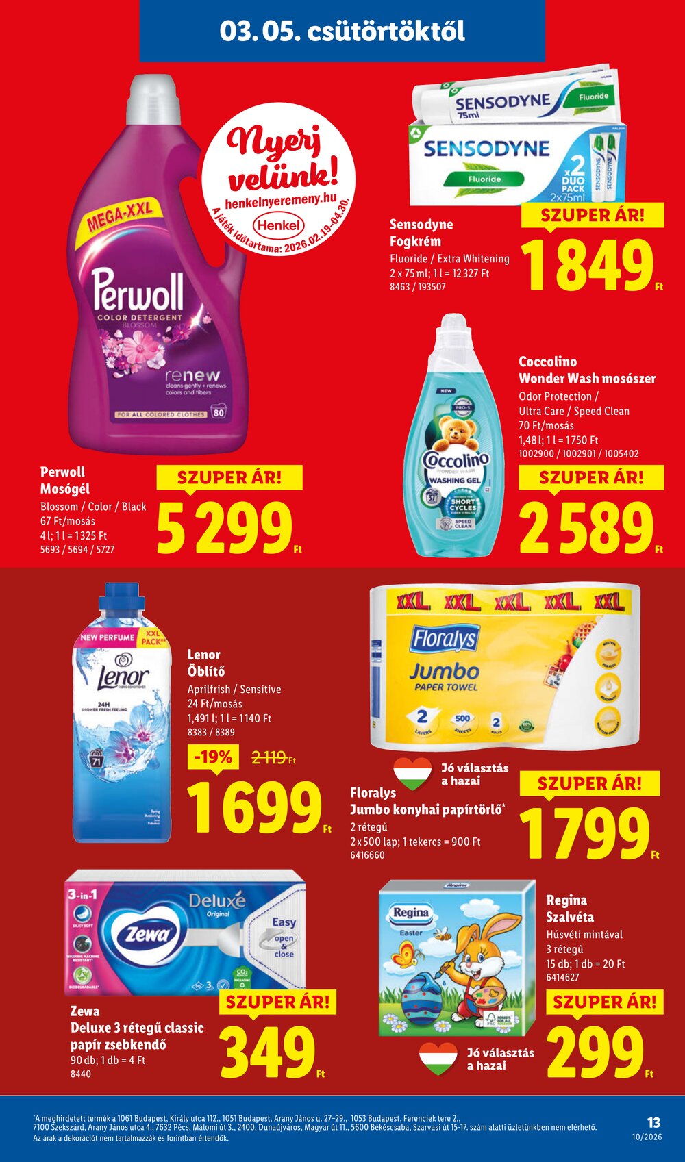 Lidl akciós újság 2026.03.05-től - 13. oldal.