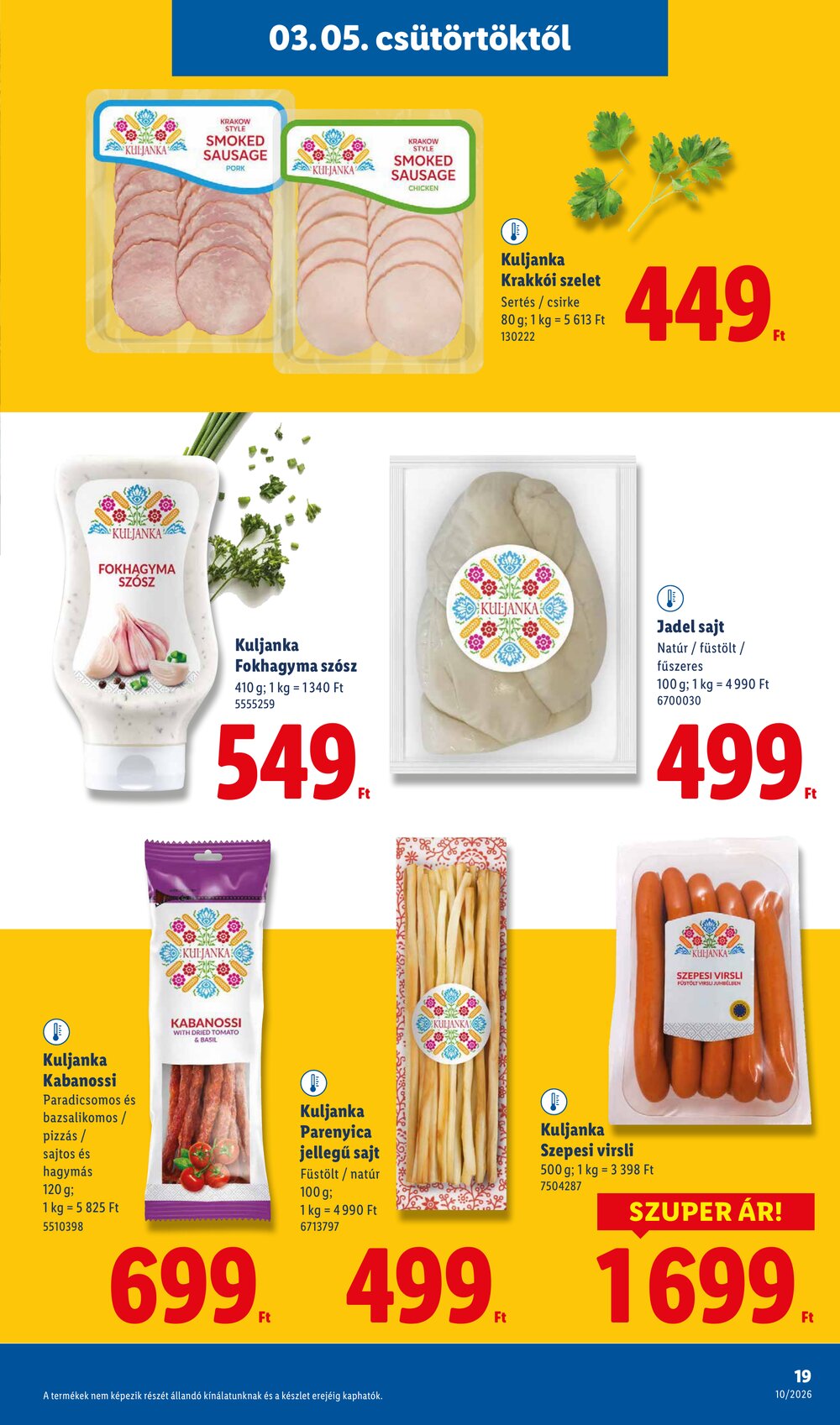 Lidl akciós újság 2026.03.05-től - 19. oldal.
