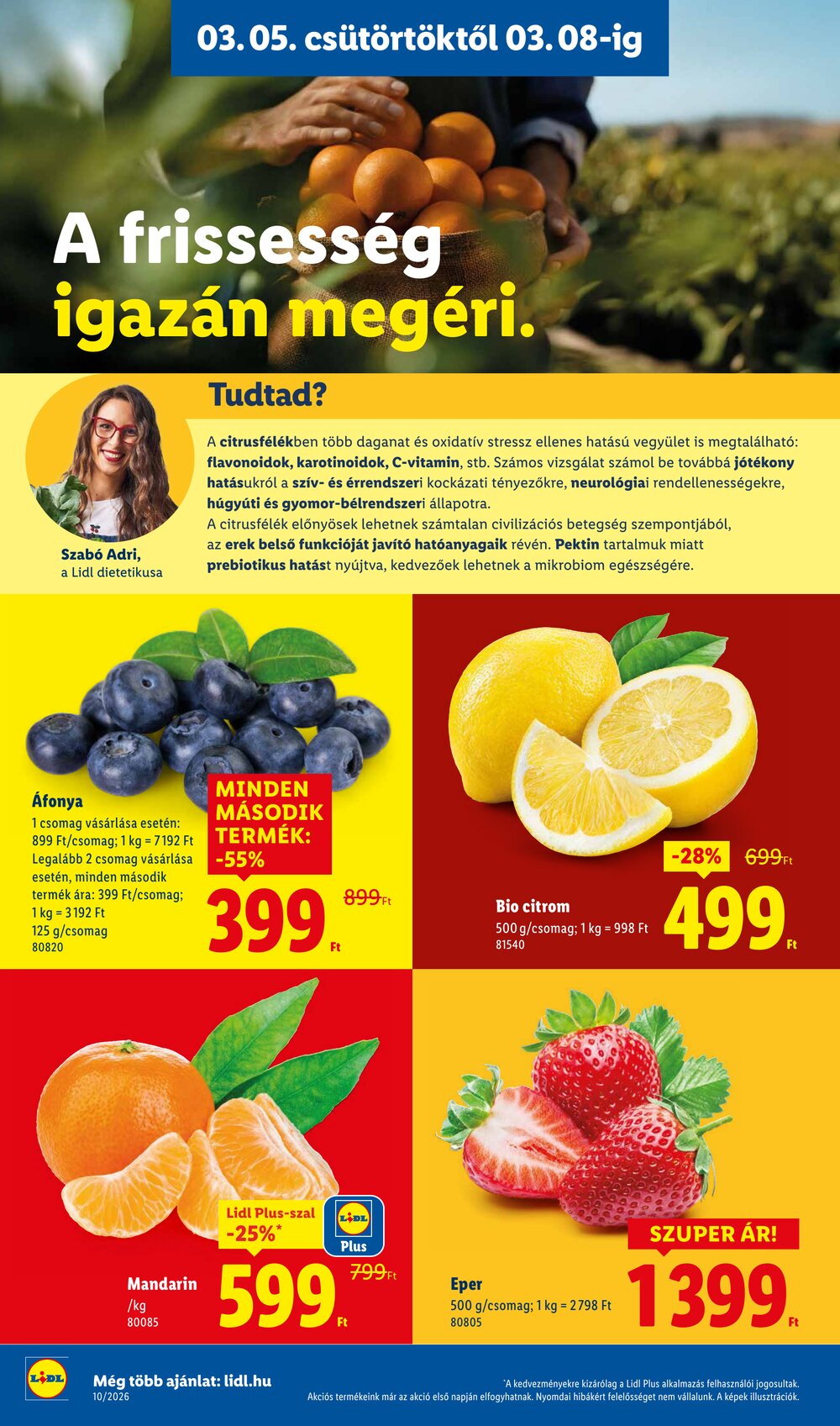 Lidl akciós újság 2026.03.05-től - 2. oldal.