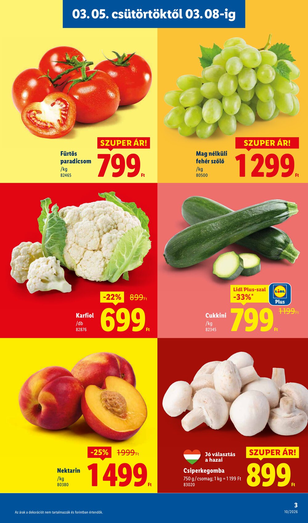 Lidl akciós újság 2026.03.05-től - 3. oldal.