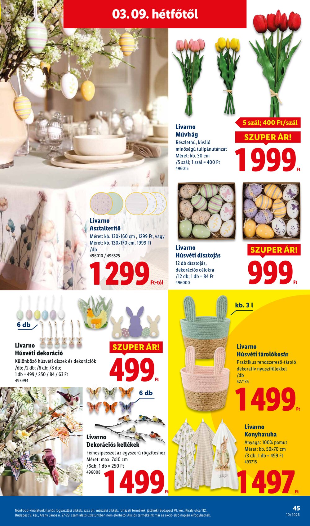 Lidl akciós újság 2026.03.05-től - 45. oldal.