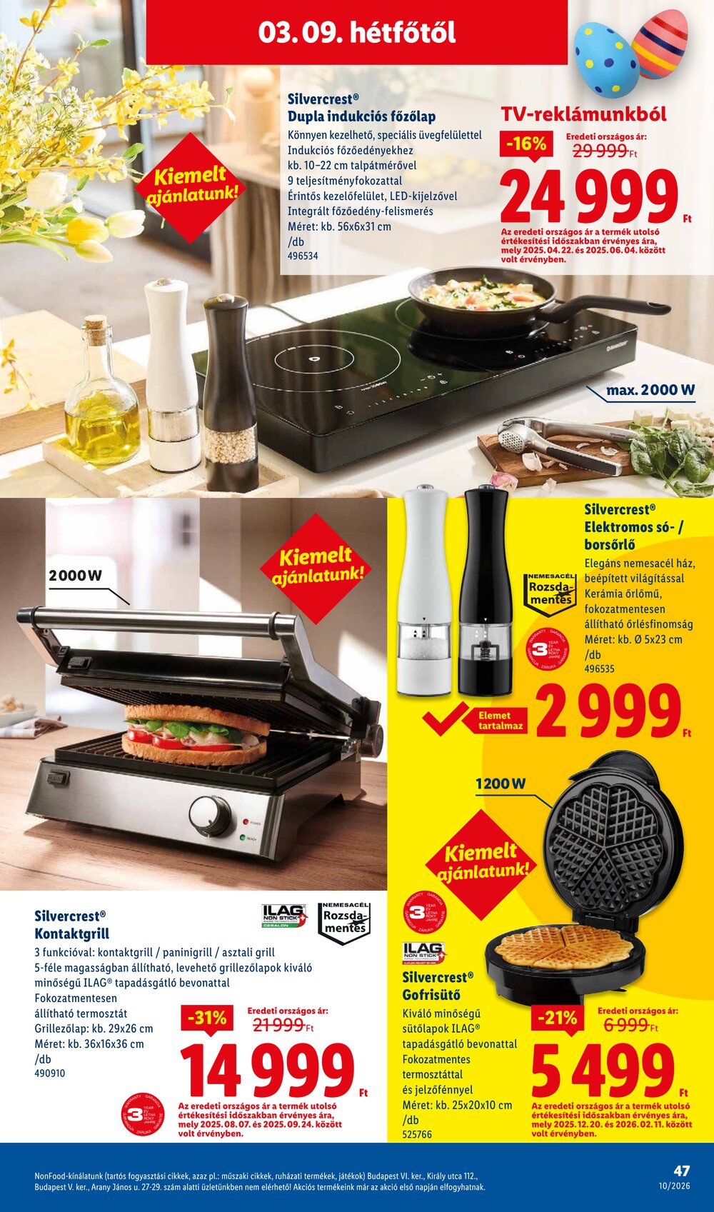 Lidl akciós újság 2026.03.05-től - 47. oldal.