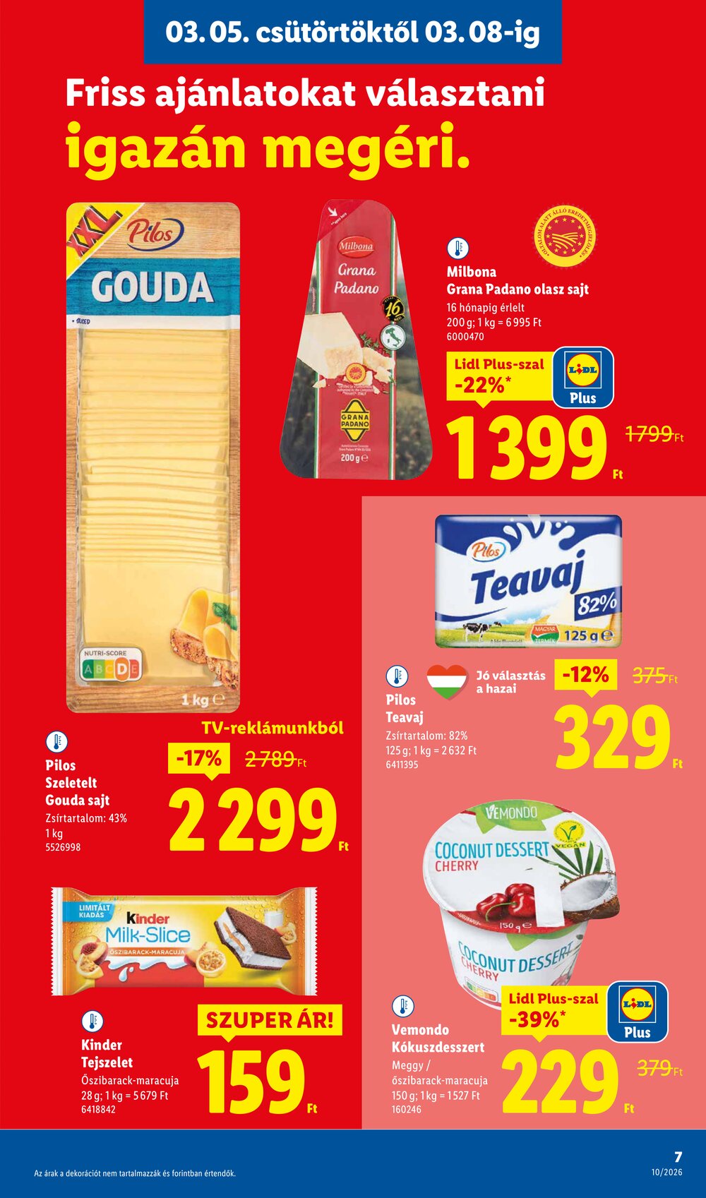 Lidl akciós újság 2026.03.05-től - 7. oldal.