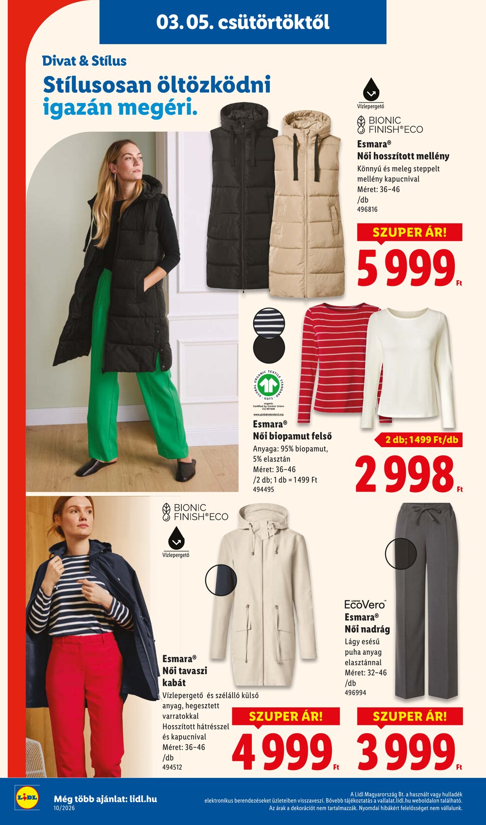 Lidl akciós újság 2026.03.05-től - 10. oldal.
