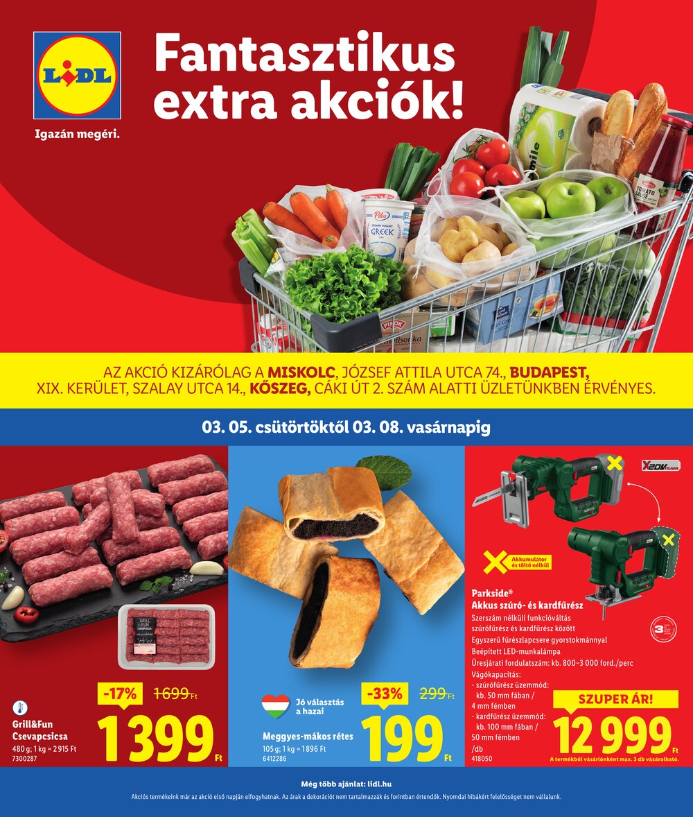 Lidl akciós újság 2026.03.05-től - 1. oldal.