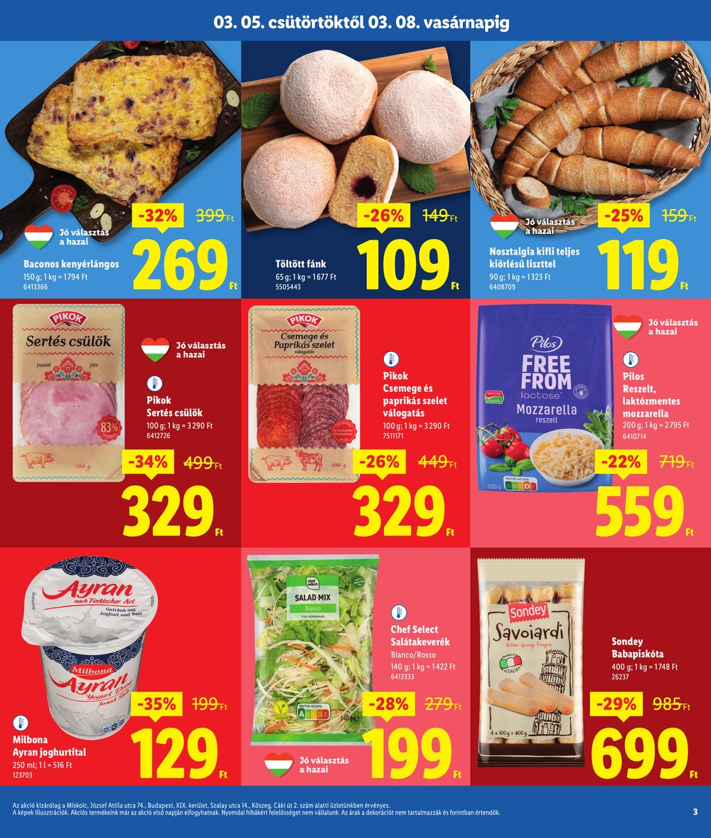 Lidl akciós újság 2026.03.05-től - 3. oldal.