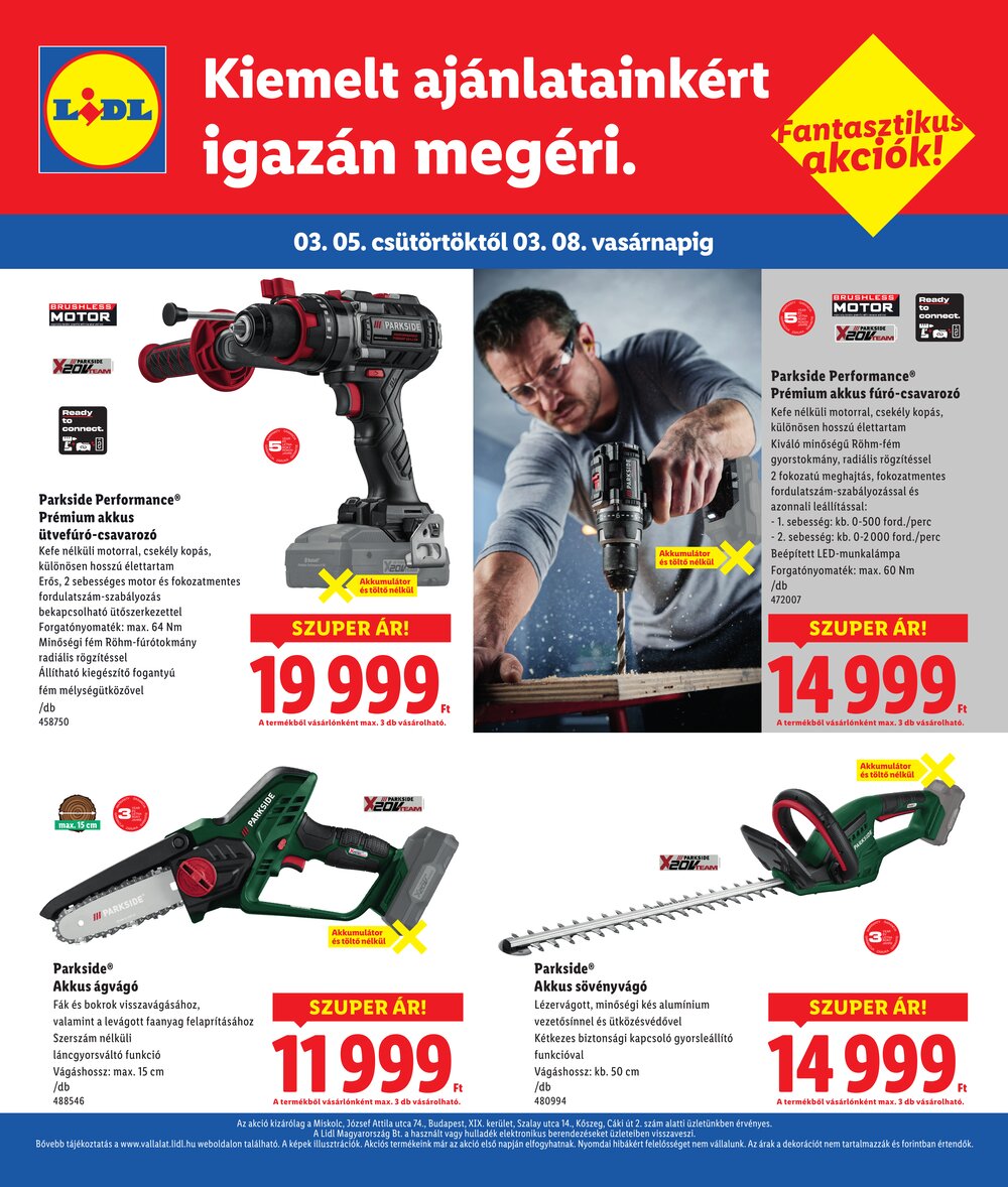 Lidl akciós újság 2026.03.05-től - 4. oldal.