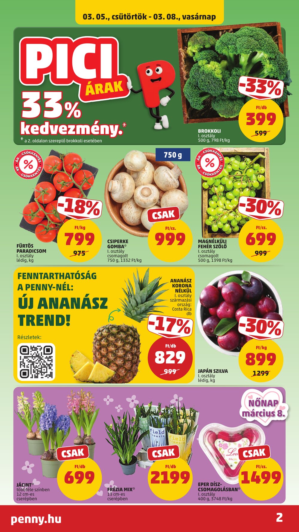 Penny Market akciós újság 2026.03.05-től - 2. oldal.