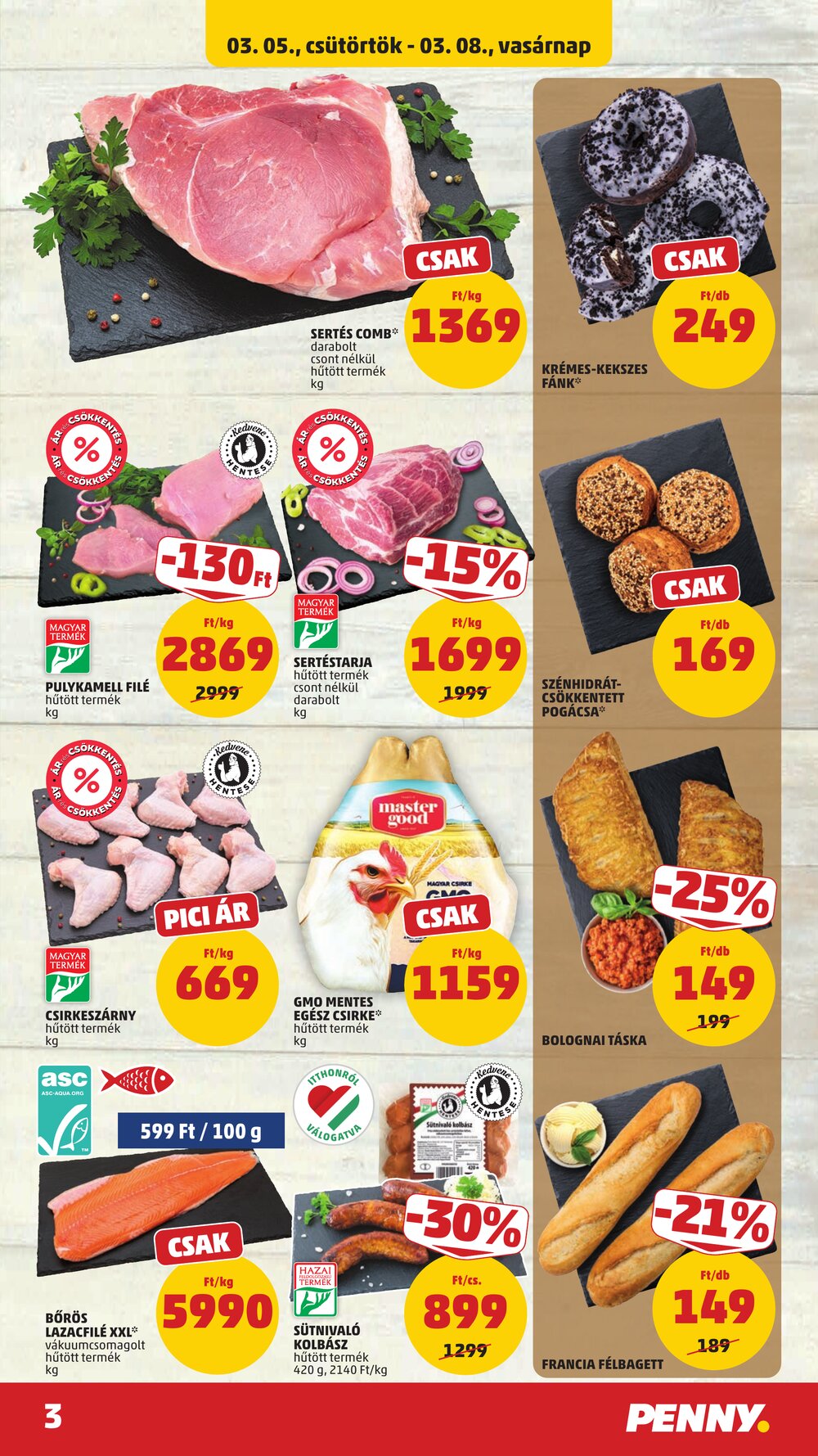 Penny Market akciós újság 2026.03.05-től - 3. oldal.