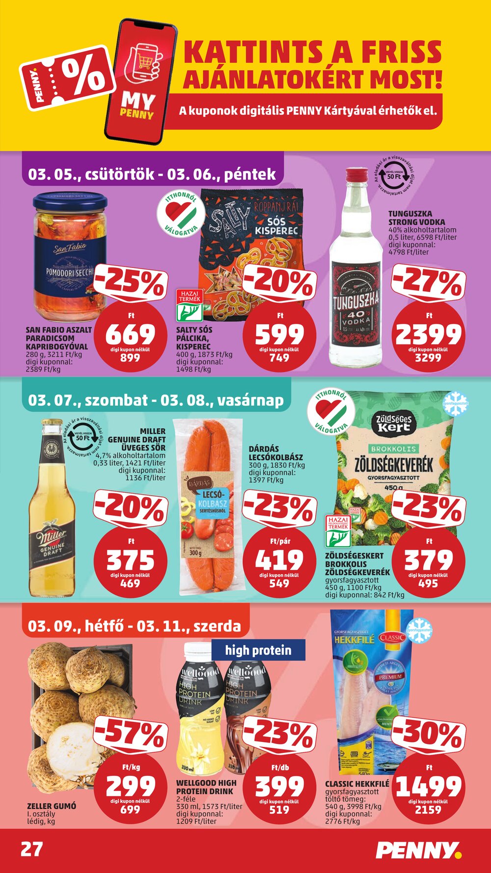 Penny Market akciós újság 2026.03.05-től - 31. oldal.