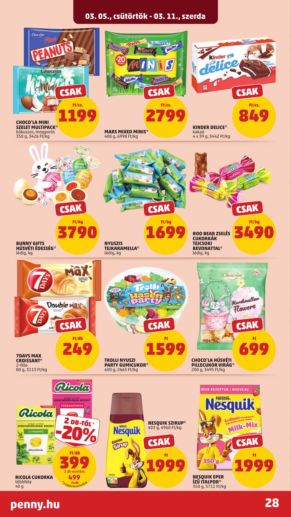 Penny Market akciós újság 2026.03.05-től - 32. oldal.