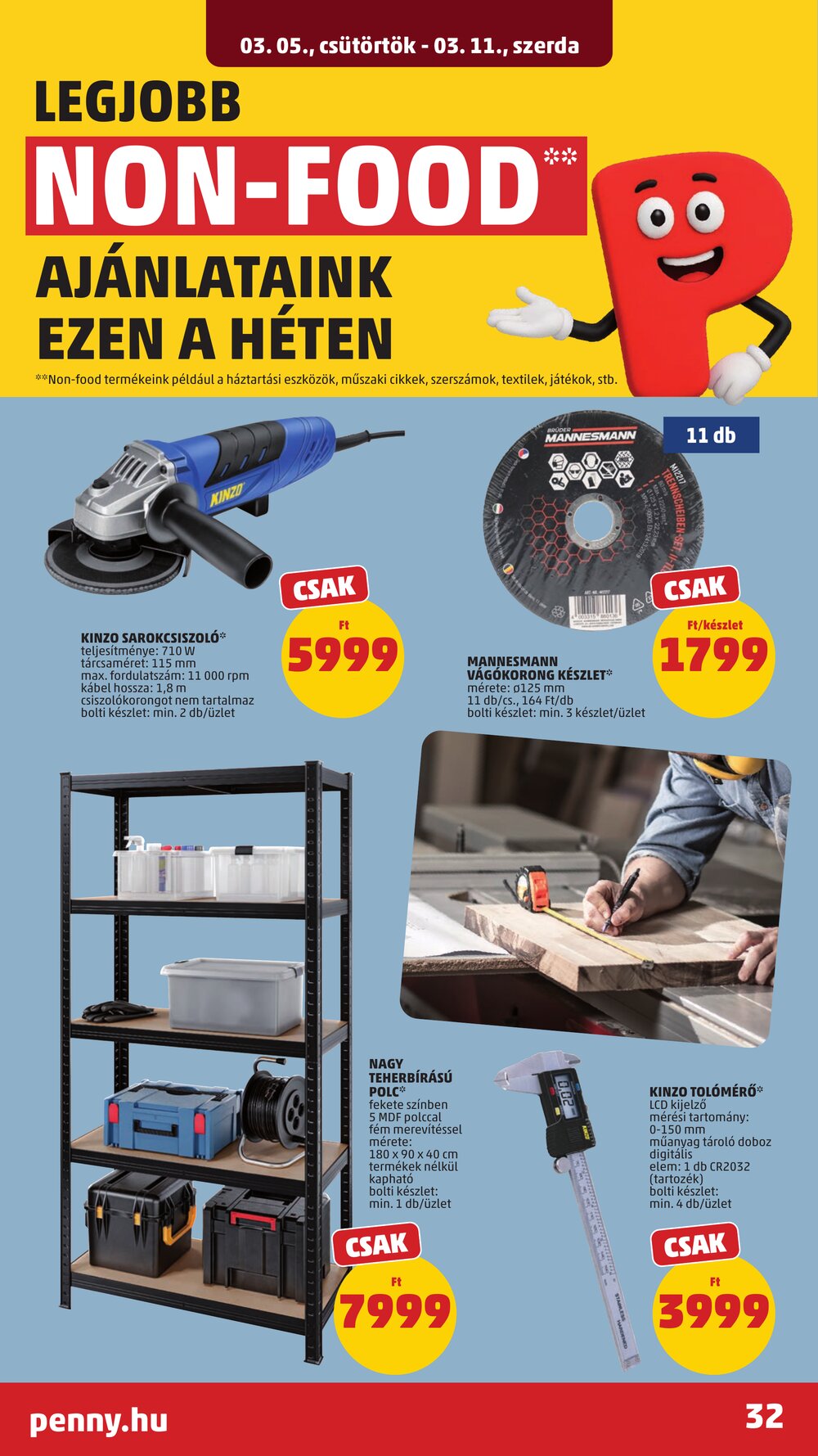 Penny Market akciós újság 2026.03.05-től - 36. oldal.