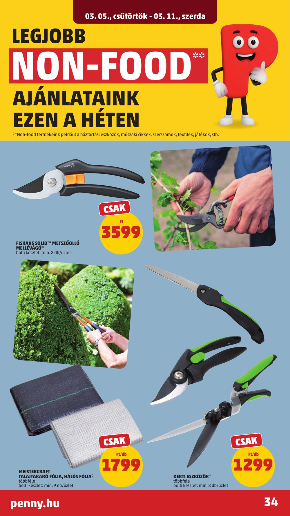 Penny Market akciós újság 2026.03.05-től - 38. oldal.