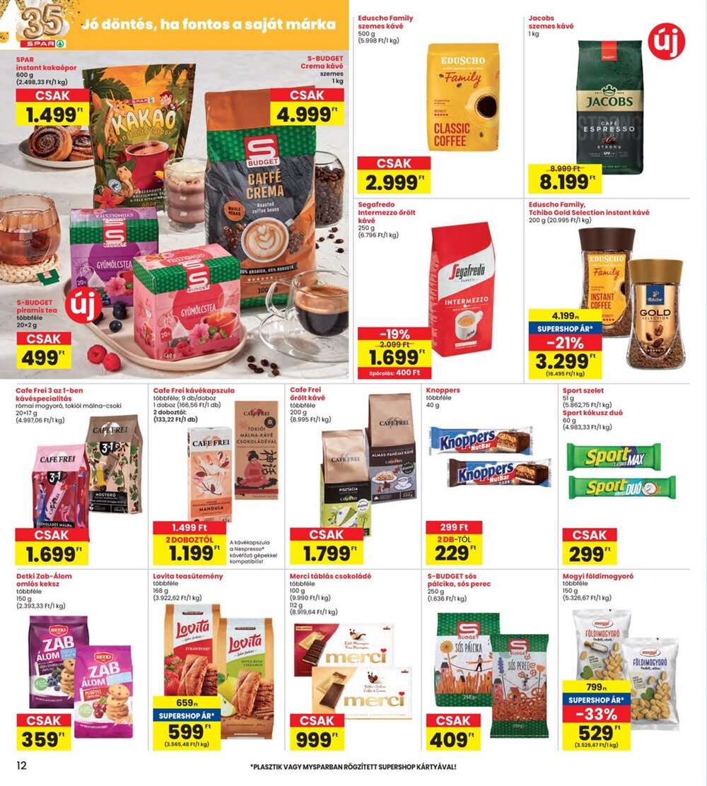 Interspar akciós újság 2026.03.05-től - 12. oldal.