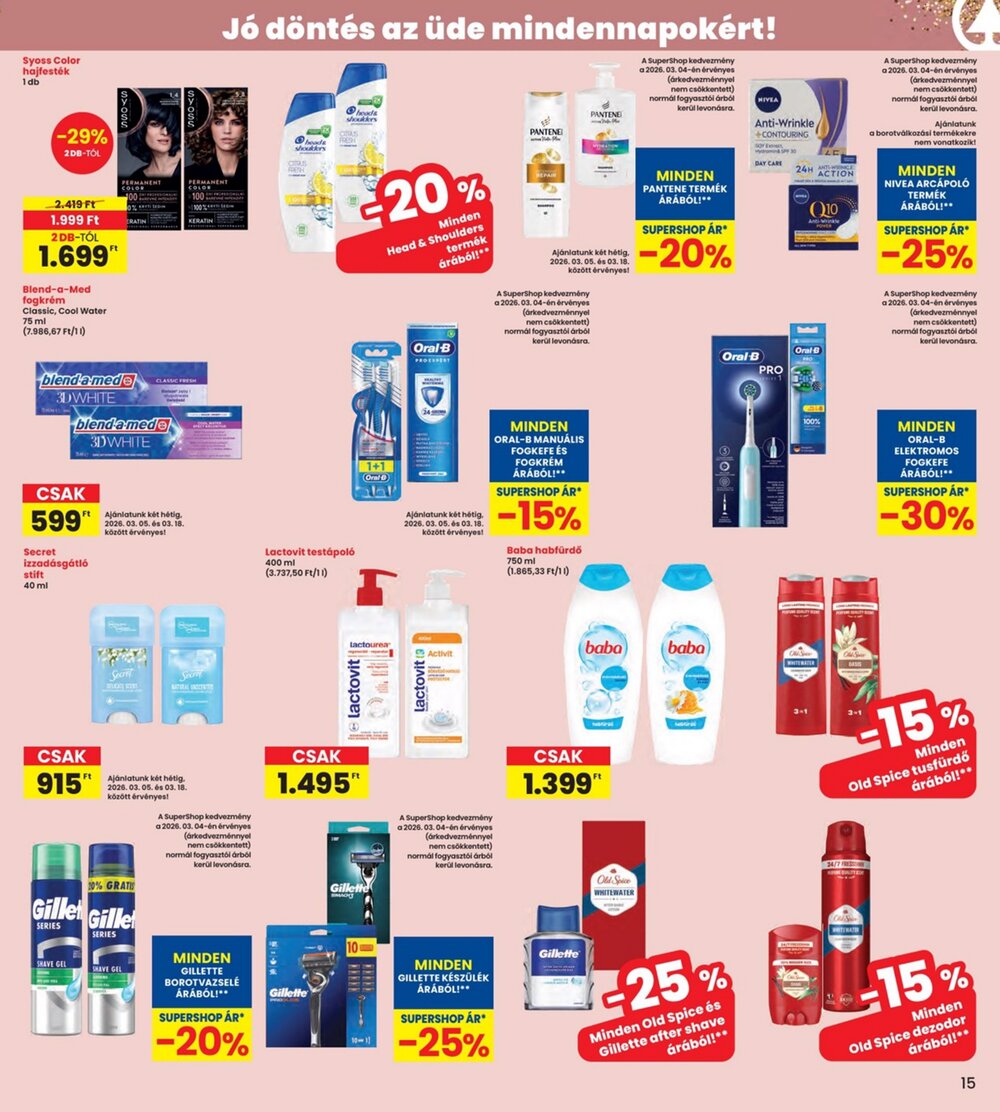 Interspar akciós újság 2026.03.05-től - 15. oldal.