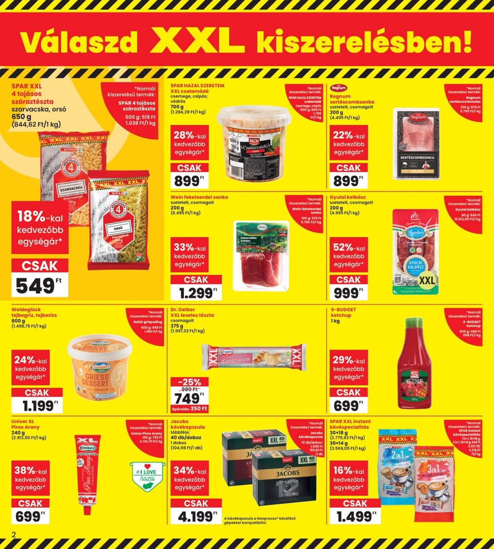 Interspar akciós újság 2026.03.05-től - 2. oldal.