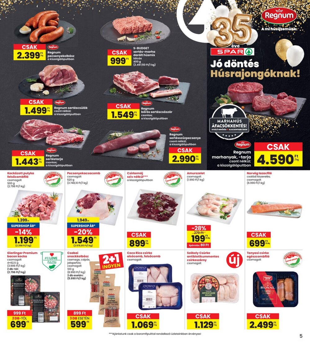 Interspar akciós újság 2026.03.05-től - 5. oldal.