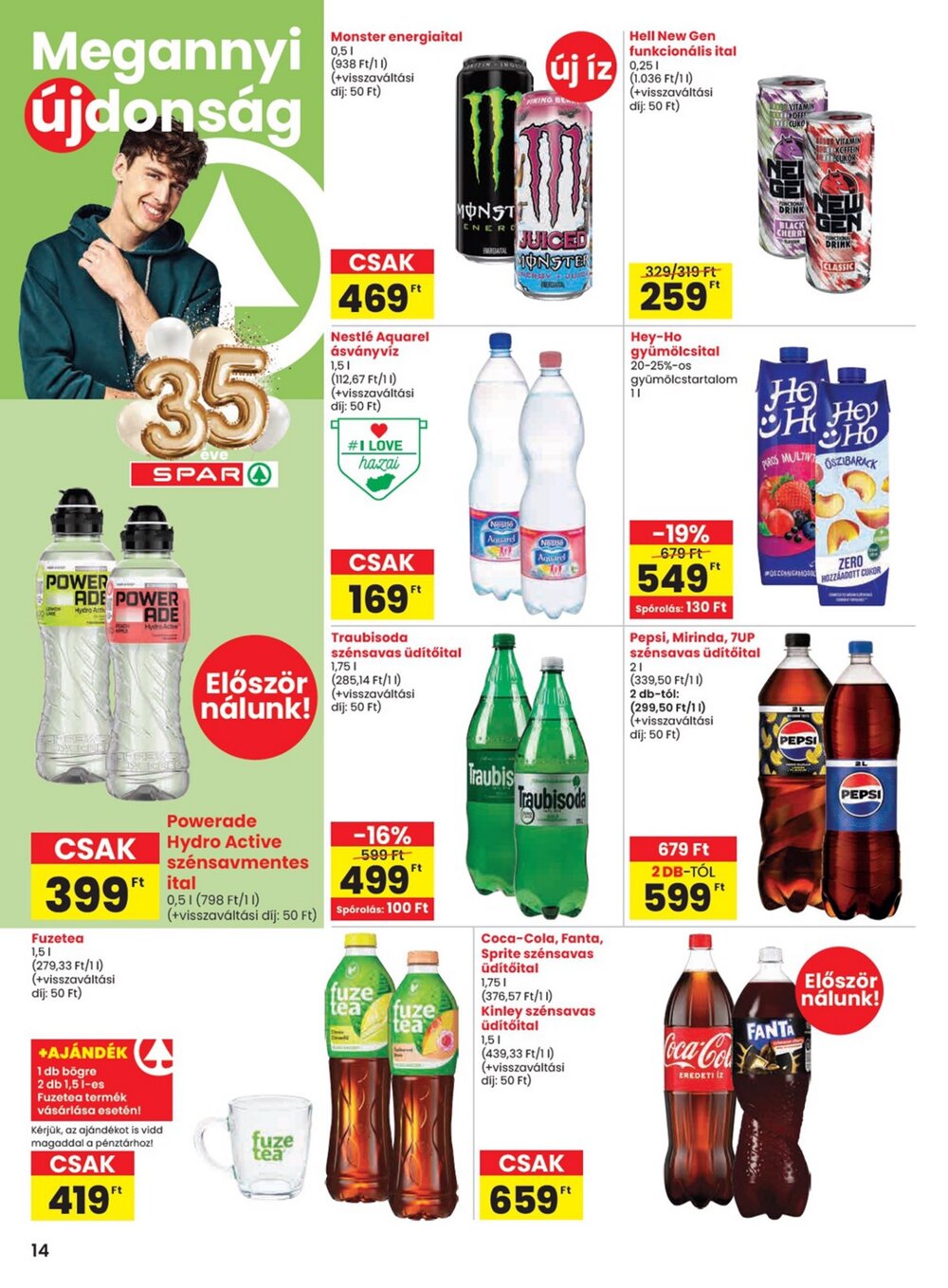 Spar akciós újság 2026.03.05-től - 14. oldal.