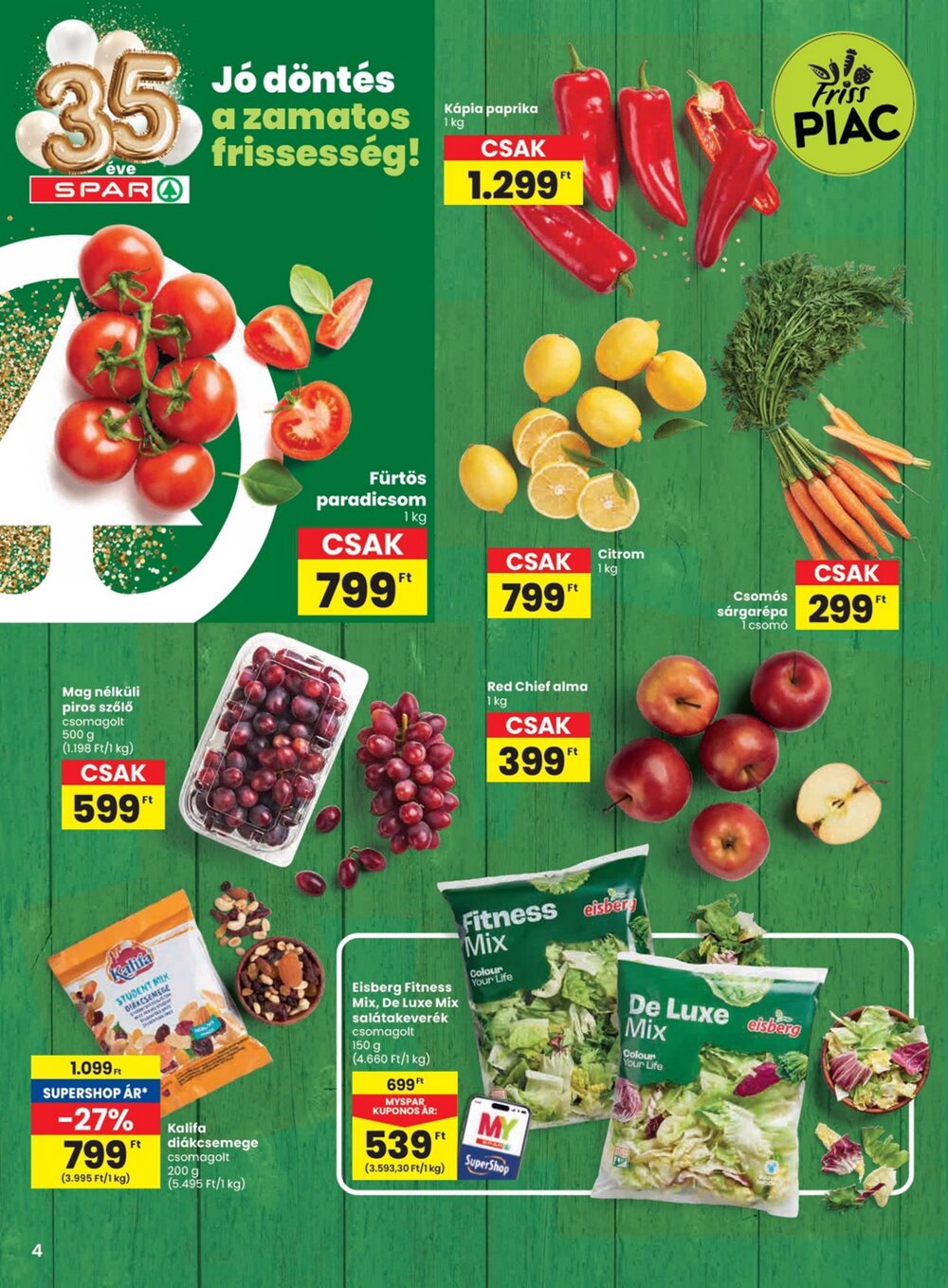 Spar akciós újság 2026.03.05-től - 4. oldal.