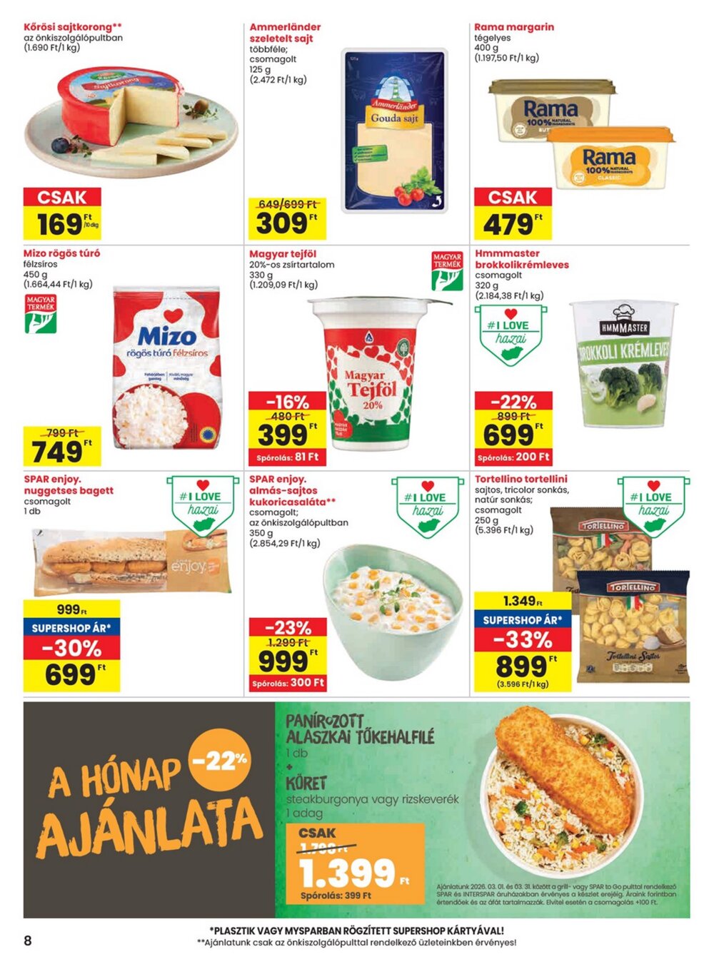 Spar akciós újság 2026.03.05-től - 8. oldal.
