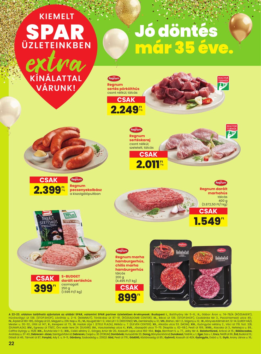 Spar Extra akciós újság 2026.03.05-től - 3. oldal.