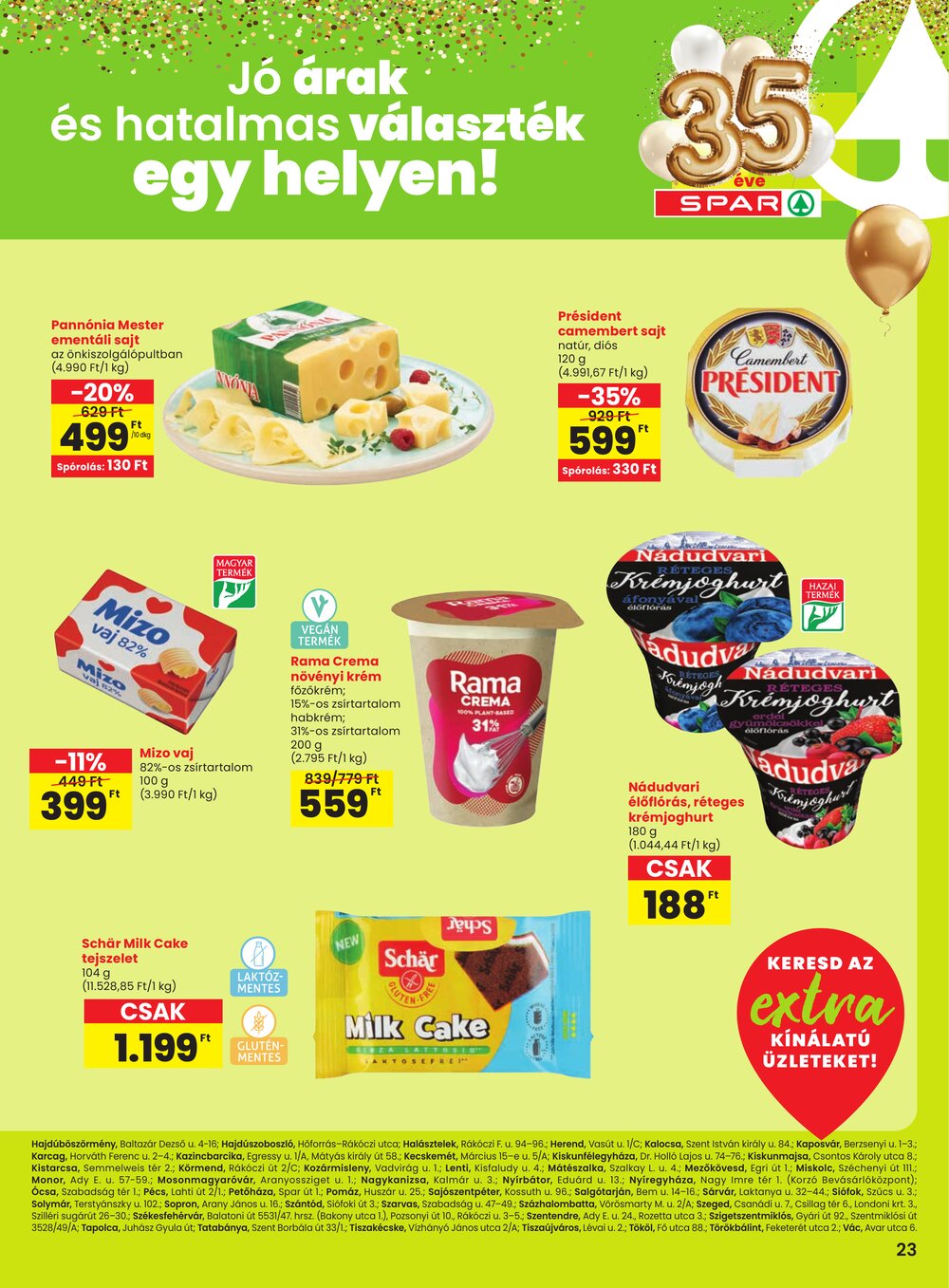 Spar Extra akciós újság 2026.03.05-től - 4. oldal.