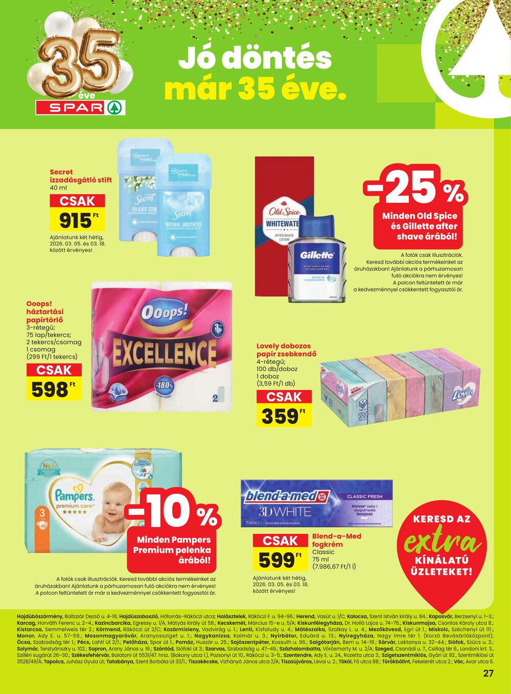 Spar Extra akciós újság 2026.03.05-től - 8. oldal.