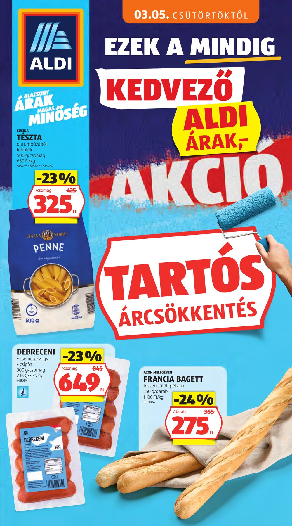 Aldi akciós újság 2026.03.05-től - 1. oldal.