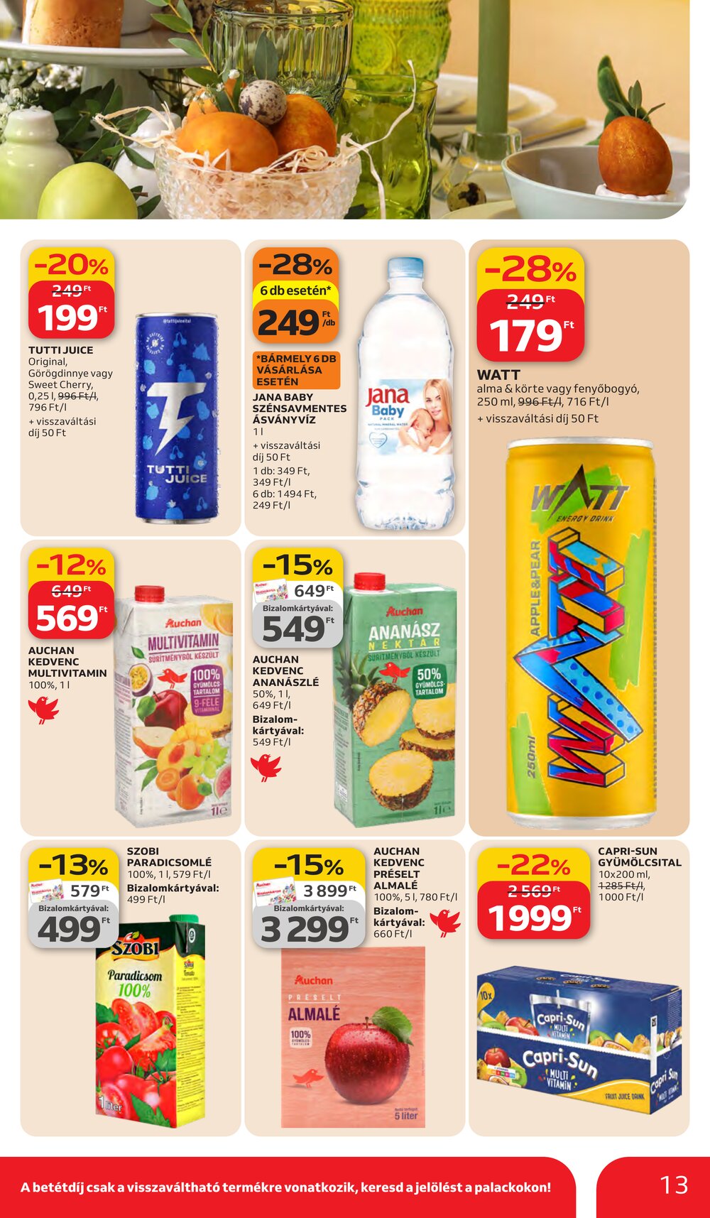 Auchan akciós újság 2026.03.05-től - 13. oldal.