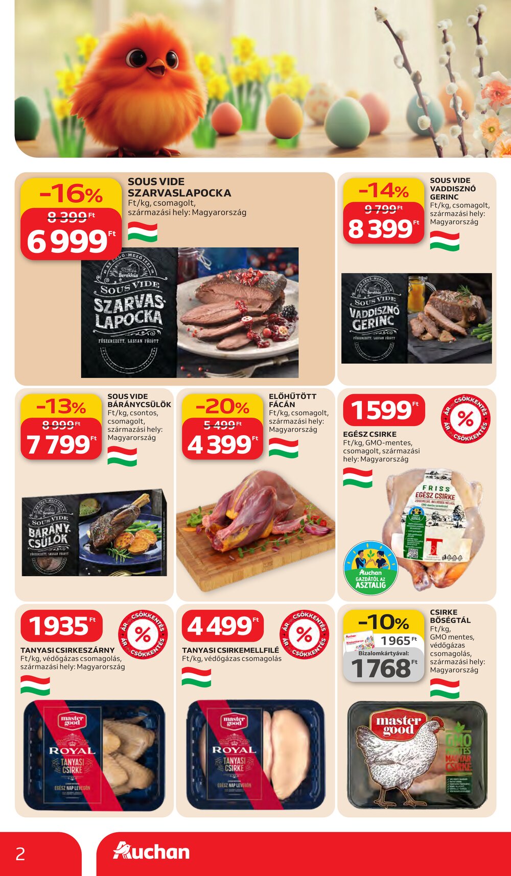 Auchan akciós újság 2026.03.05-től - 2. oldal.