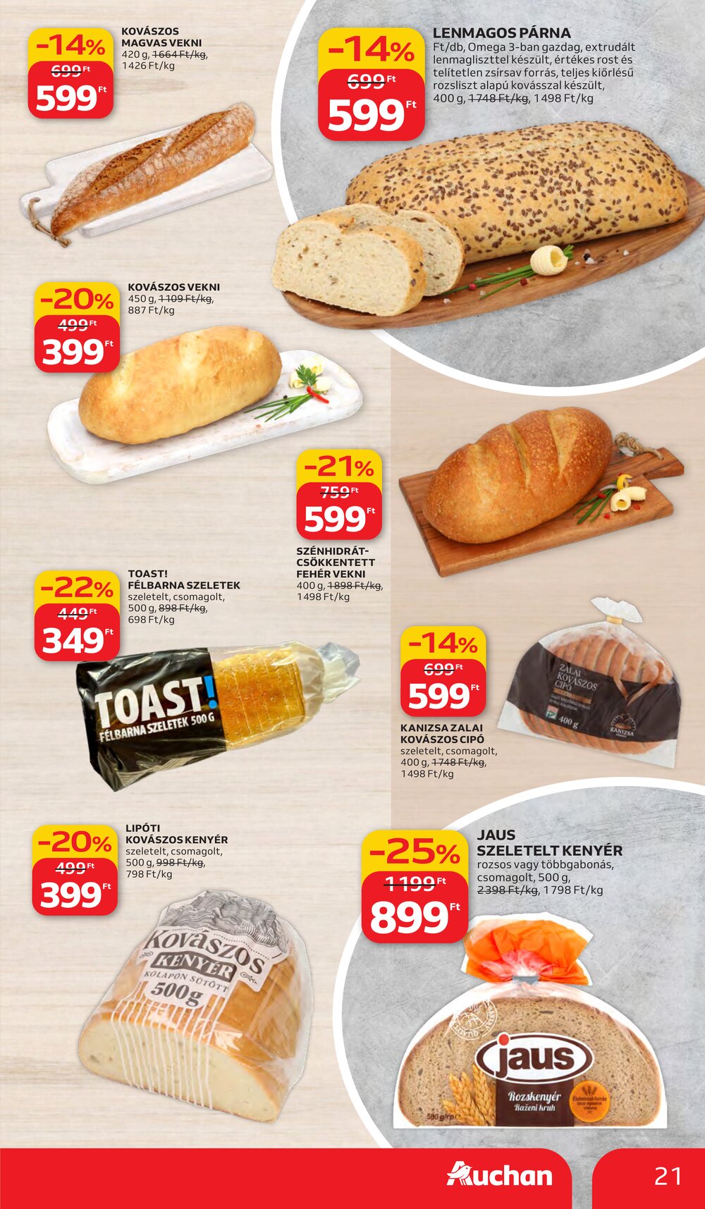Auchan akciós újság 2026.03.05-től - 21. oldal.