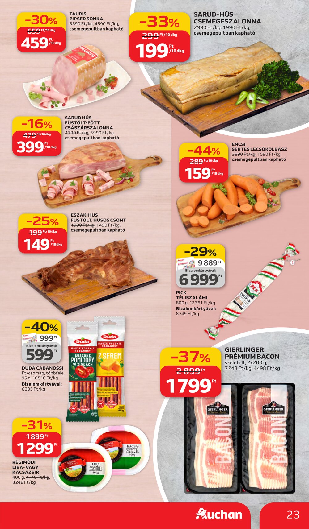 Auchan akciós újság 2026.03.05-től - 23. oldal.