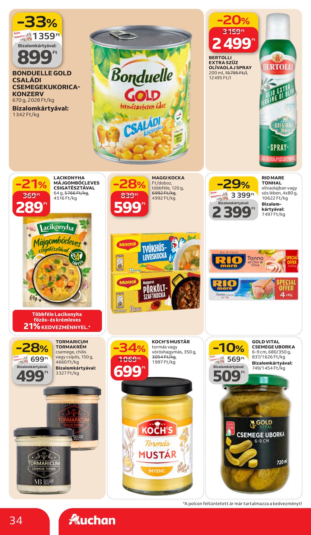Auchan akciós újság 2026.03.05-től - 34. oldal.
