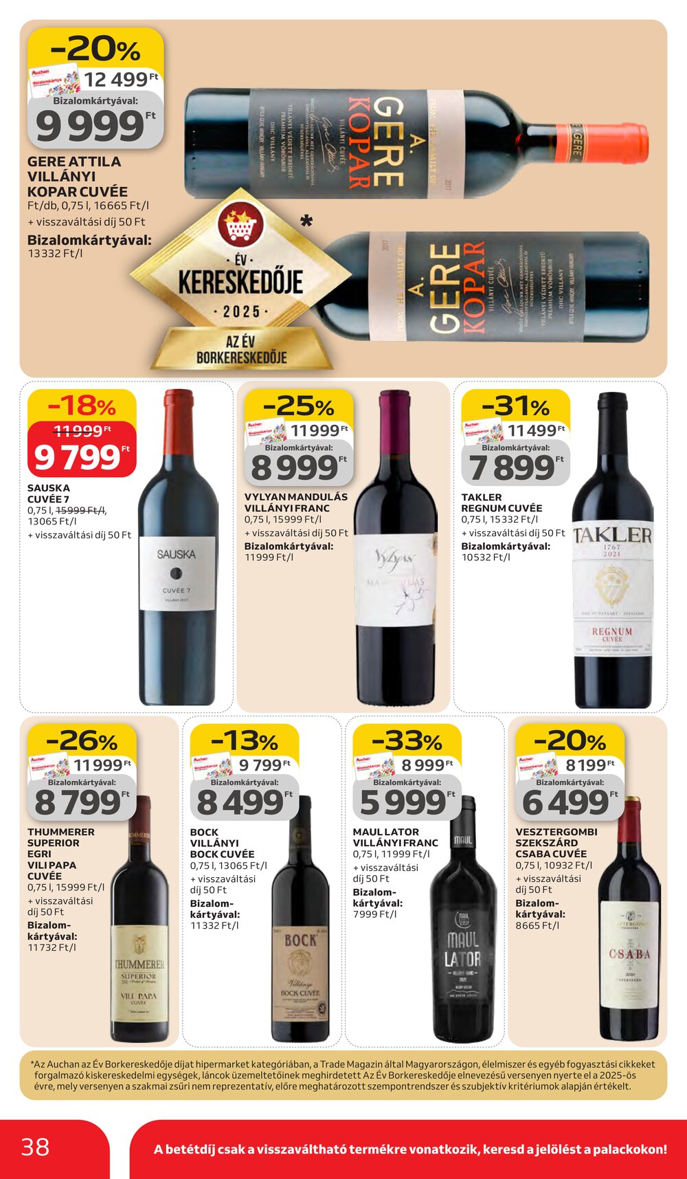 Auchan akciós újság 2026.03.05-től - 38. oldal.