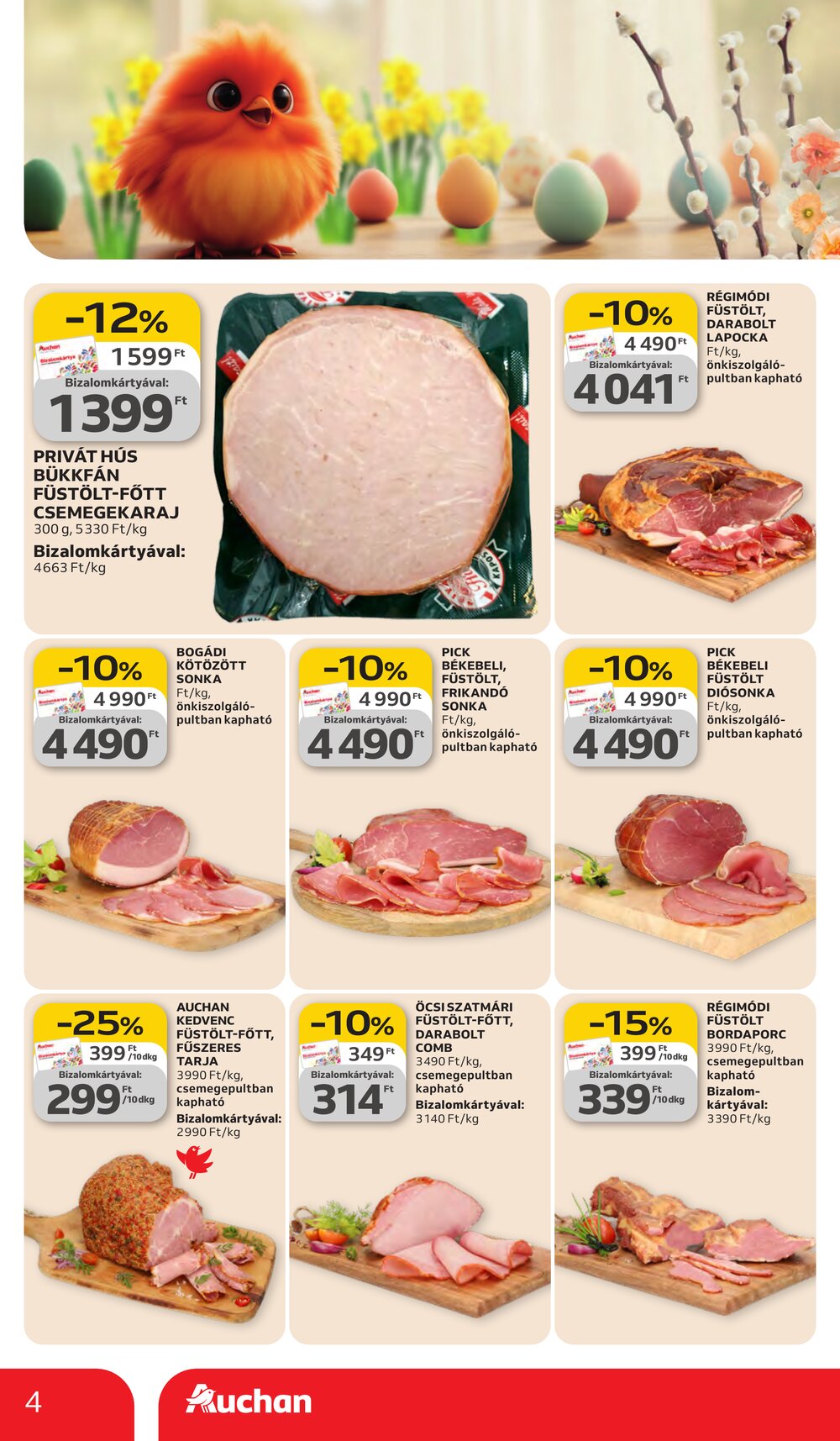 Auchan akciós újság 2026.03.05-től - 4. oldal.