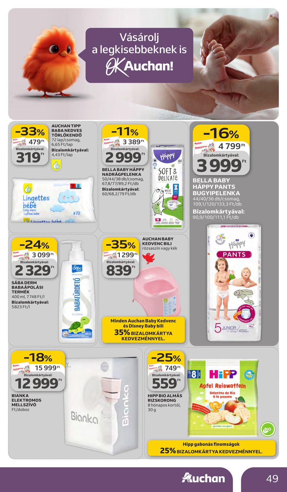 Auchan akciós újság 2026.03.05-től - 49. oldal.